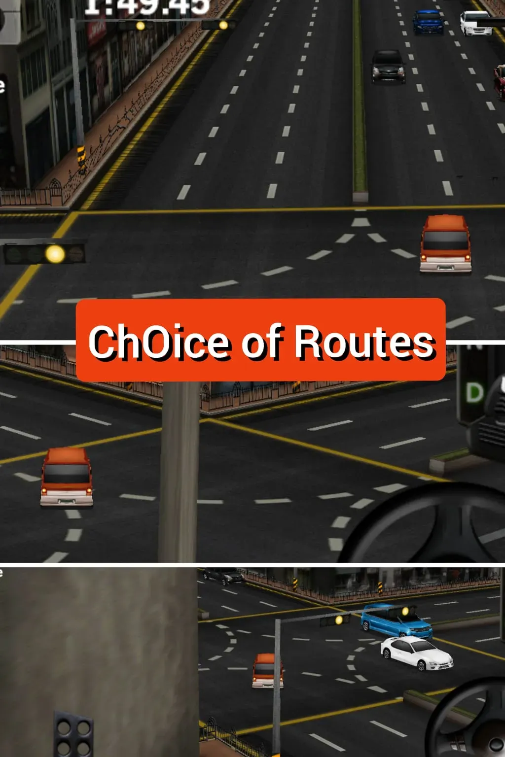choice of routes are available for players while playing missions. 